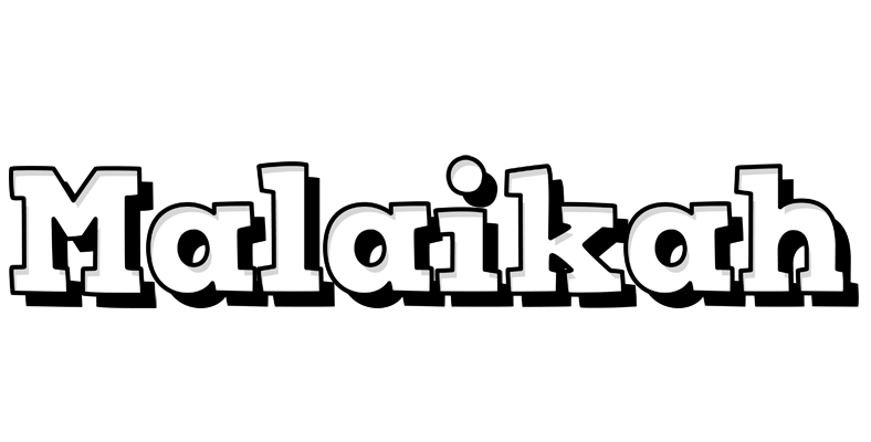 Malaikah snowing logo