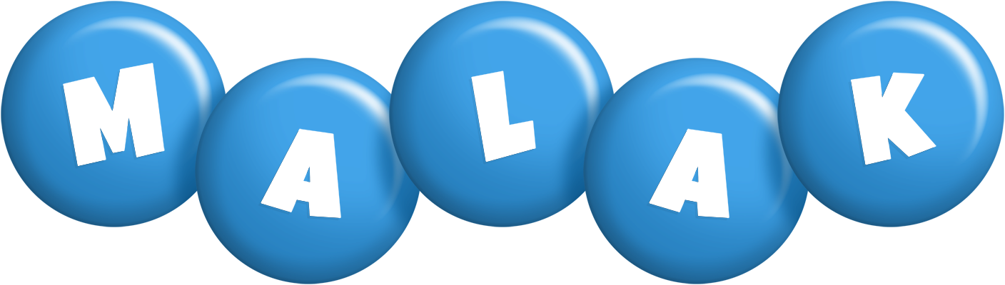 Malak candy-blue logo