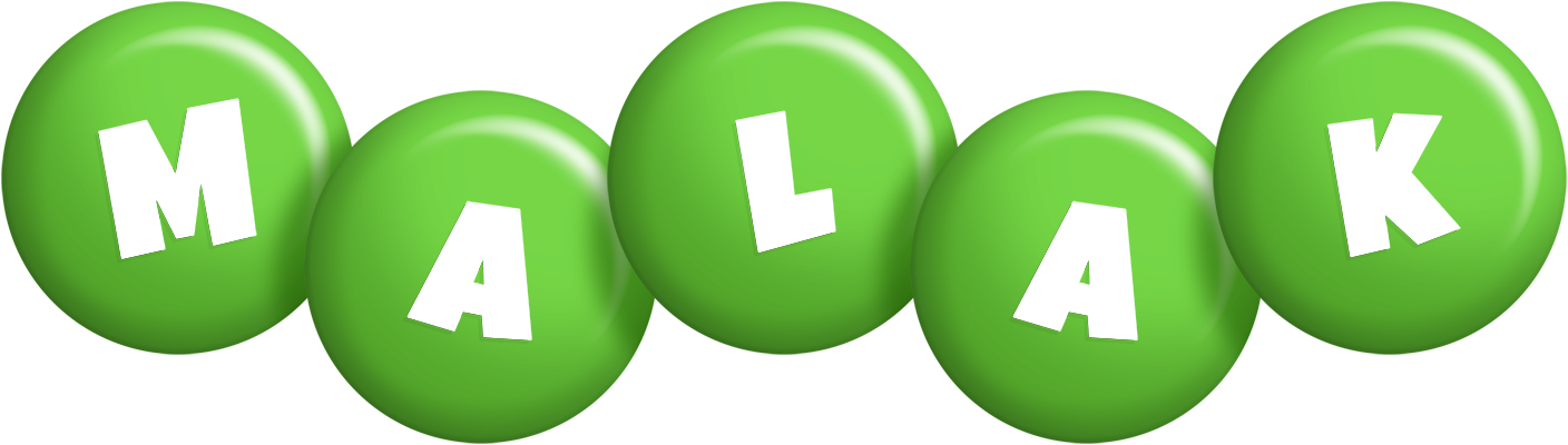 Malak candy-green logo