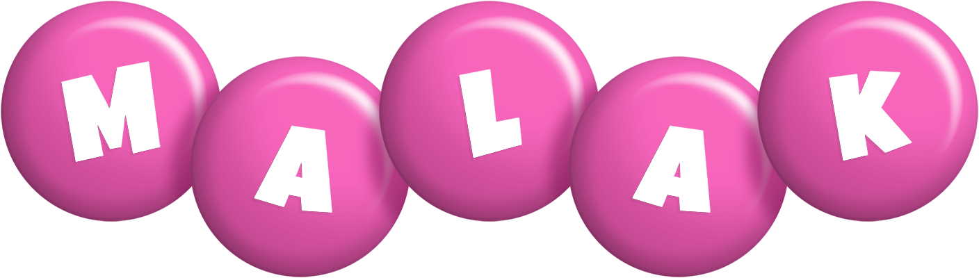Malak candy-pink logo