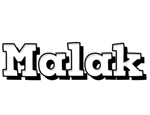Malak snowing logo