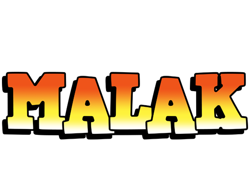 Malak sunset logo