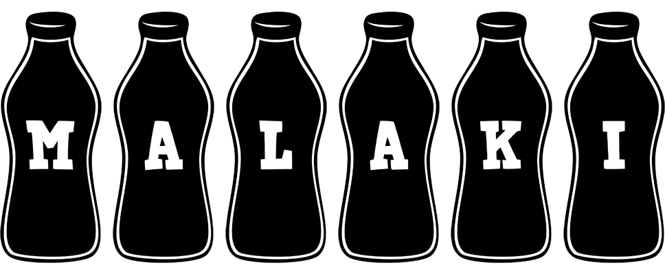 Malaki bottle logo