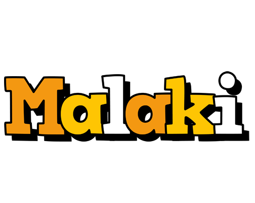 Malaki cartoon logo
