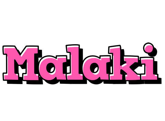 Malaki girlish logo