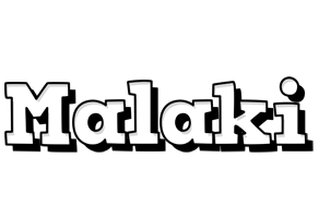 Malaki snowing logo