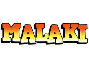 Malaki sunset logo