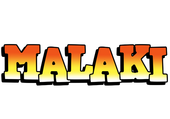 Malaki sunset logo