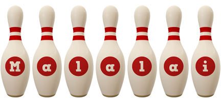 Malalai bowling-pin logo