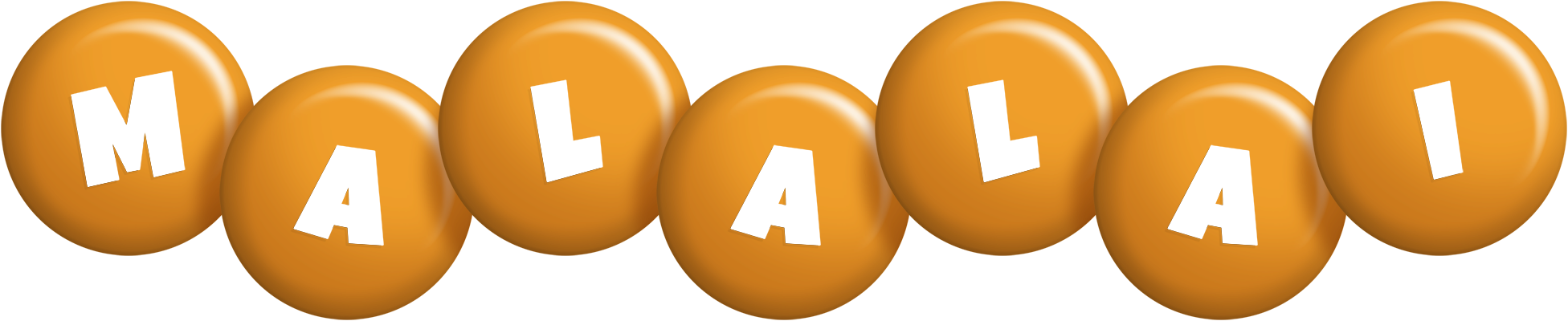 Malalai candy-orange logo