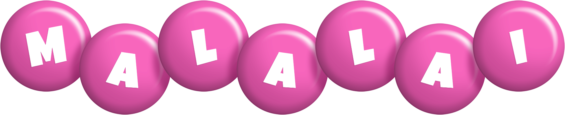 Malalai candy-pink logo