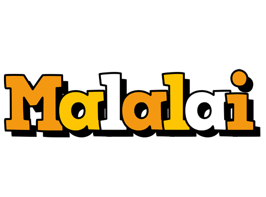 Malalai cartoon logo