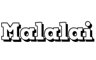 Malalai snowing logo