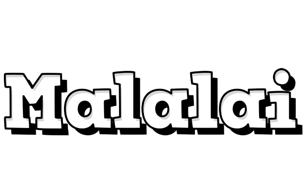 Malalai snowing logo