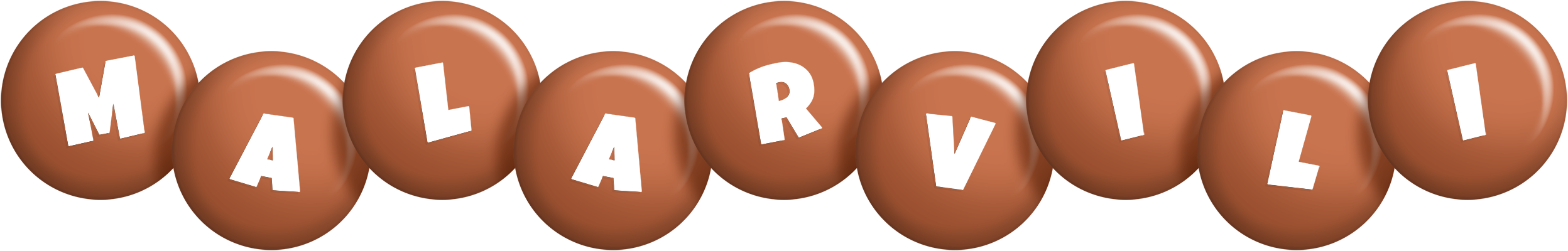 Malarvili candy-brown logo