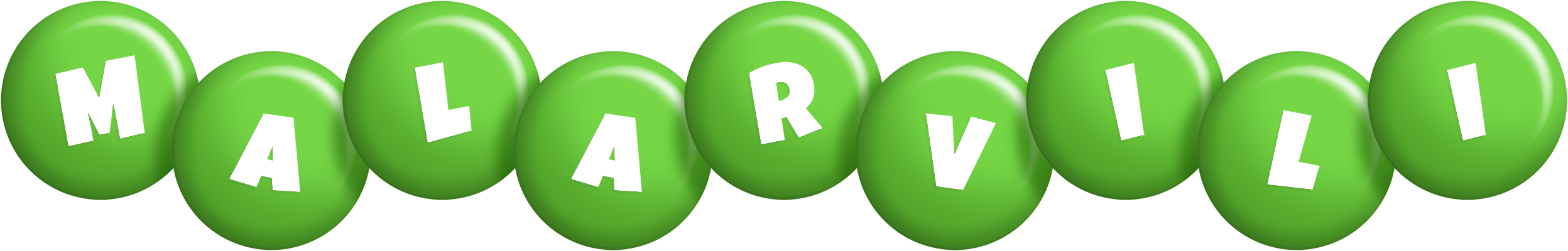 Malarvili candy-green logo