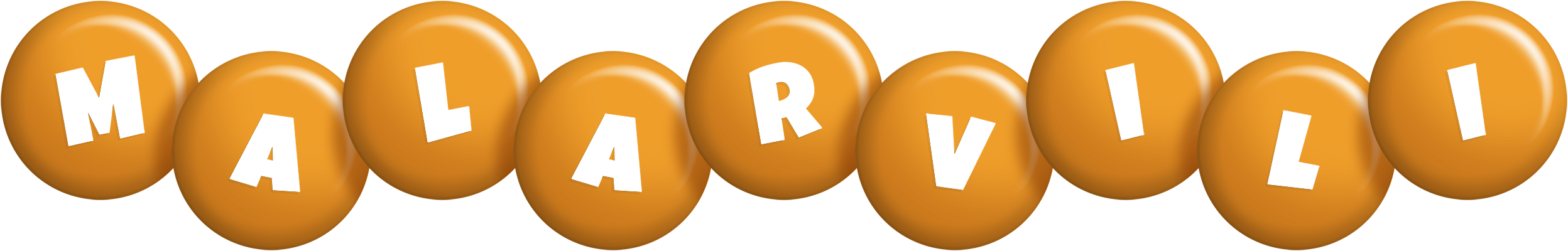 Malarvili candy-orange logo