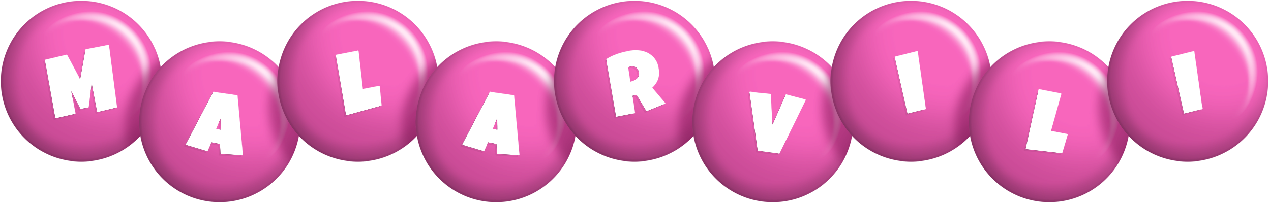 Malarvili candy-pink logo