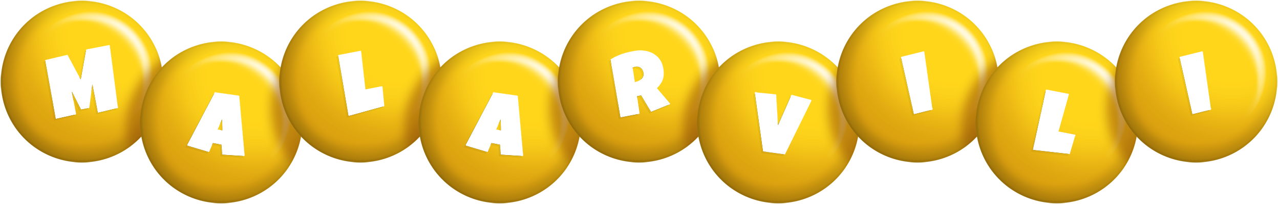 Malarvili candy-yellow logo