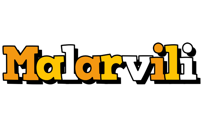 Malarvili cartoon logo