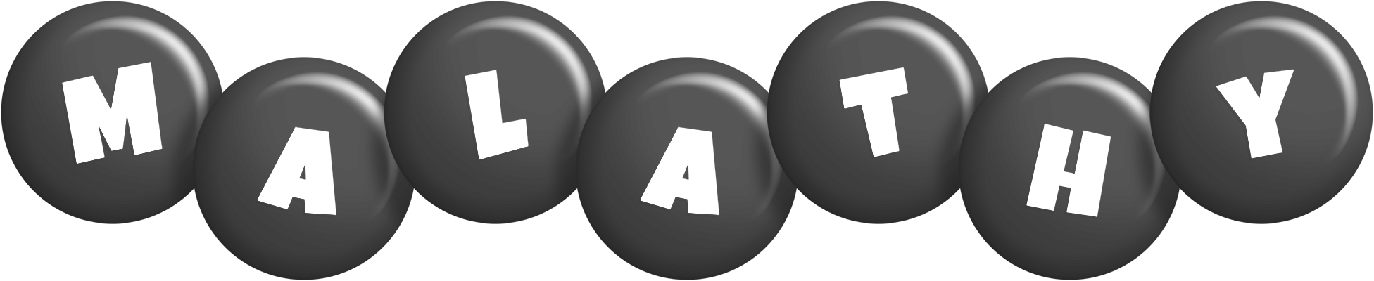 Malathy candy-black logo