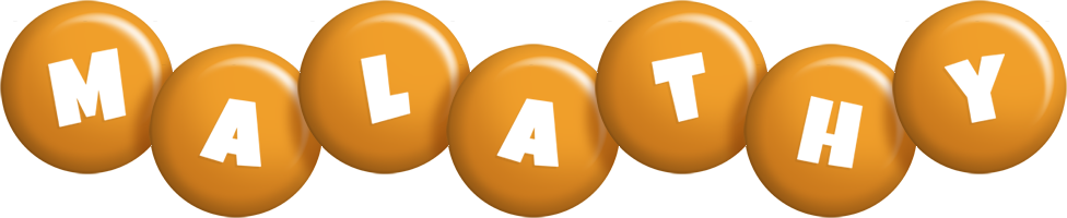 Malathy candy-orange logo