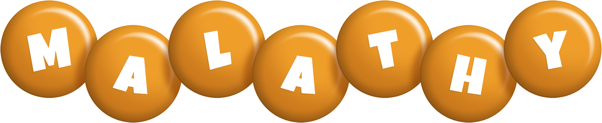 Malathy candy-orange logo