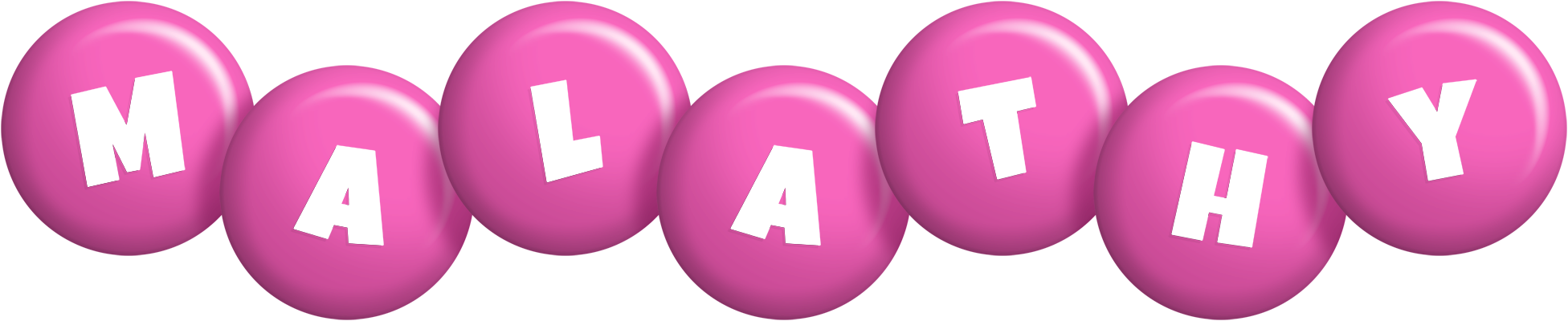 Malathy candy-pink logo
