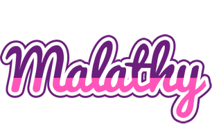 Malathy cheerful logo