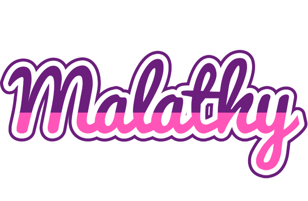 Malathy cheerful logo