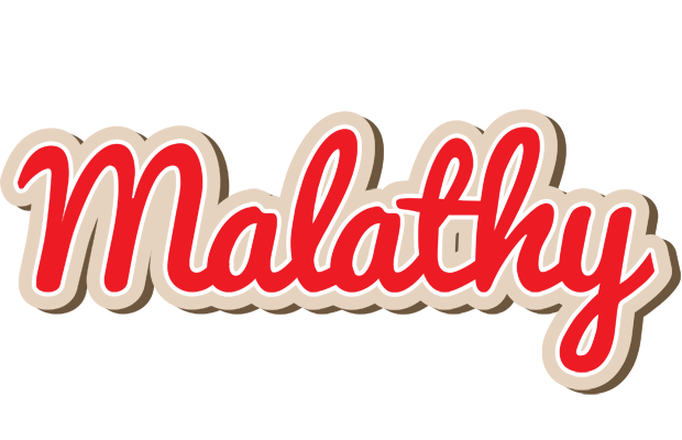 Malathy chocolate logo