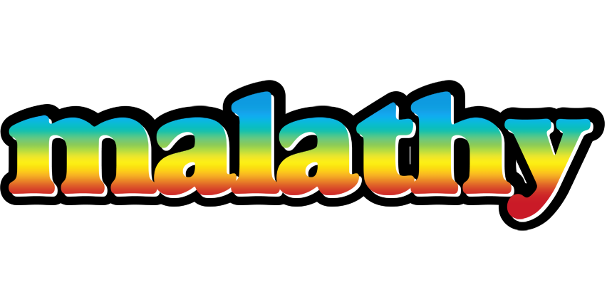 Malathy color logo