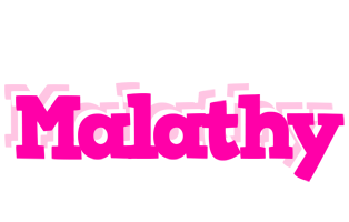 Malathy dancing logo