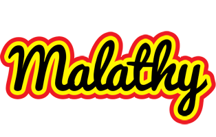 Malathy flaming logo