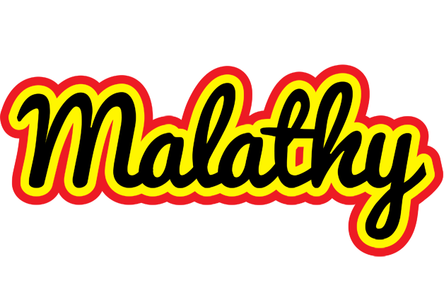 Malathy flaming logo