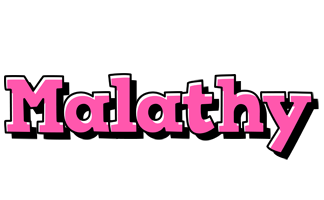 Malathy girlish logo