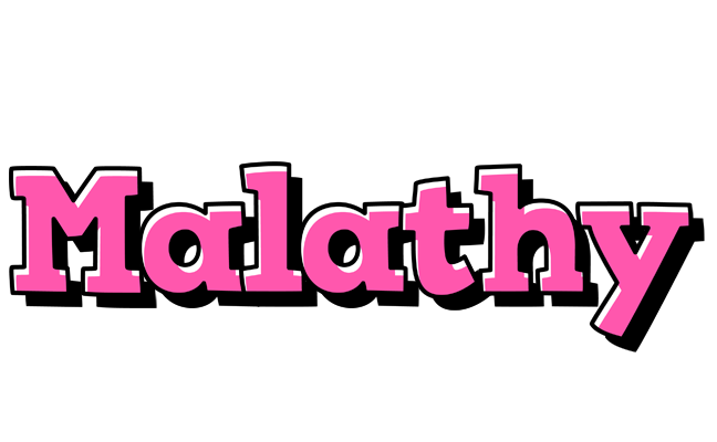 Malathy girlish logo