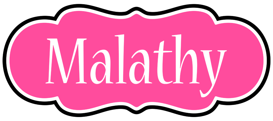 Malathy invitation logo