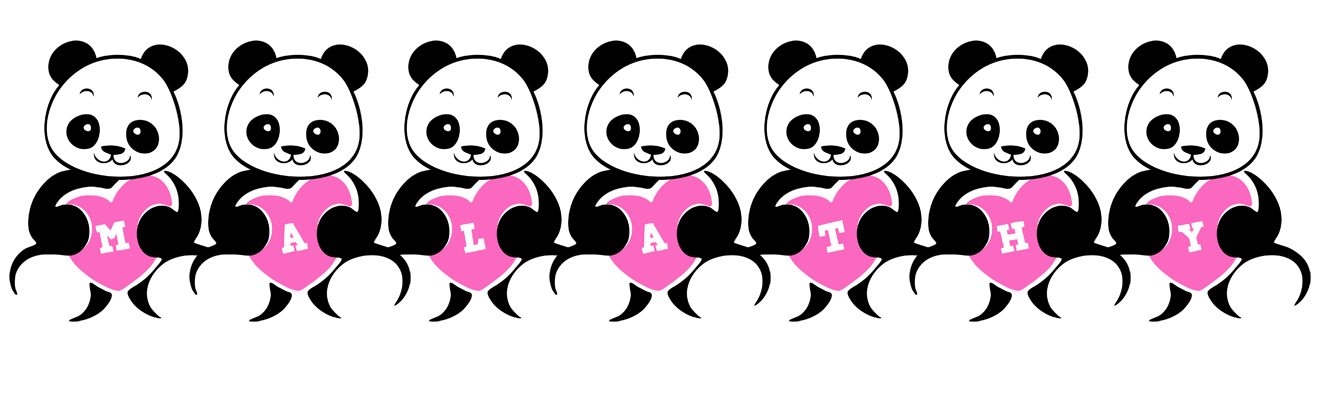 Malathy love-panda logo