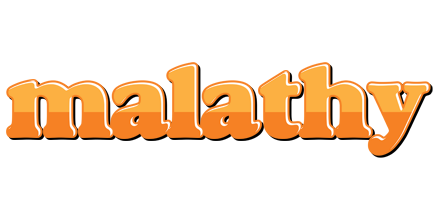 Malathy orange logo
