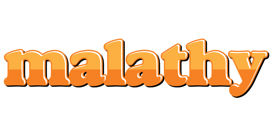 Malathy orange logo