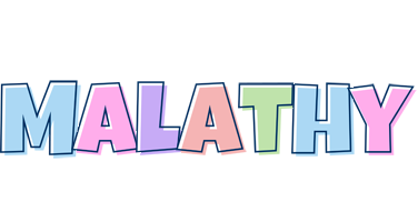 Malathy pastel logo