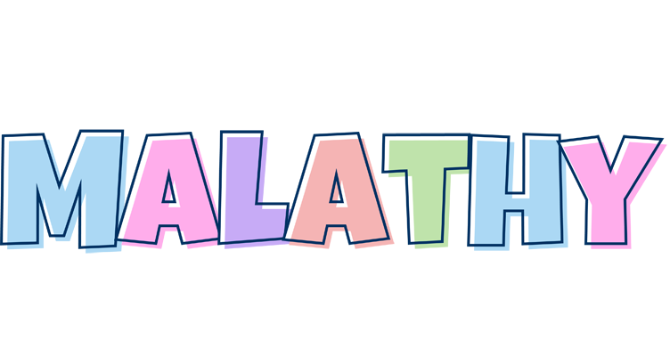 Malathy pastel logo