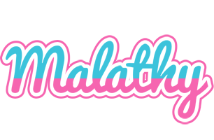 Malathy woman logo