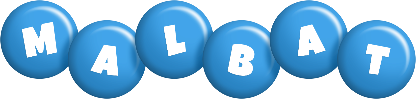 Malbat candy-blue logo