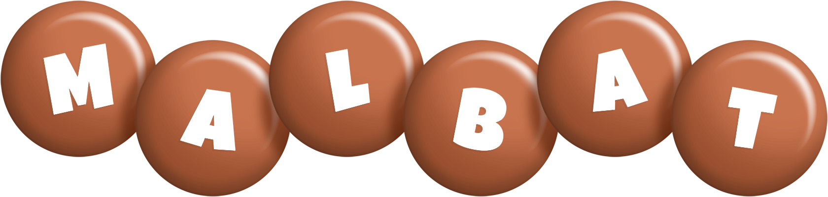 Malbat candy-brown logo