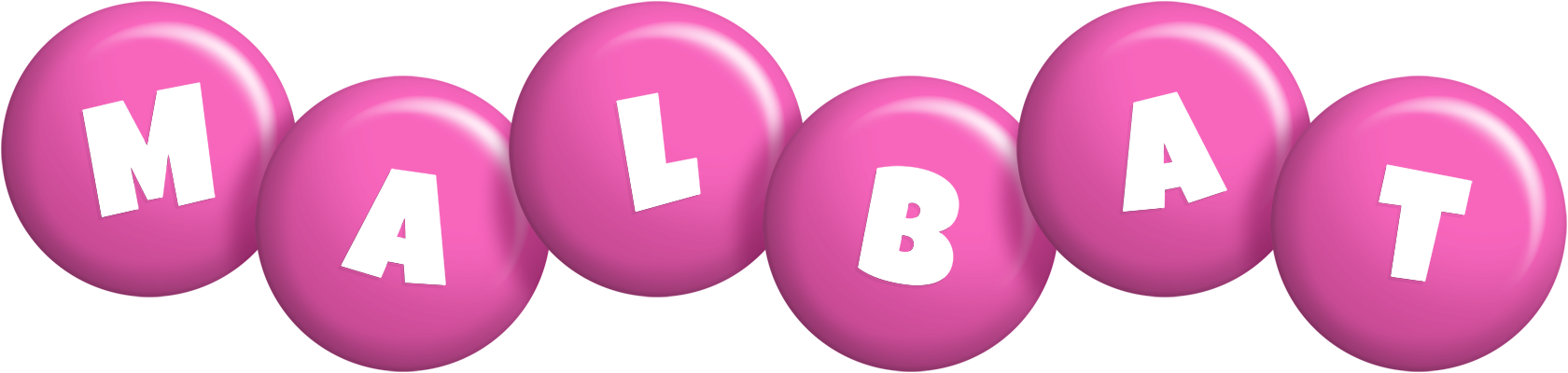 Malbat candy-pink logo