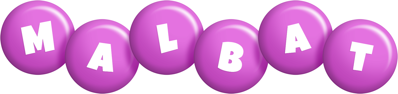 Malbat candy-purple logo