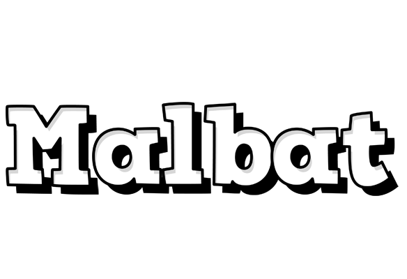 Malbat snowing logo