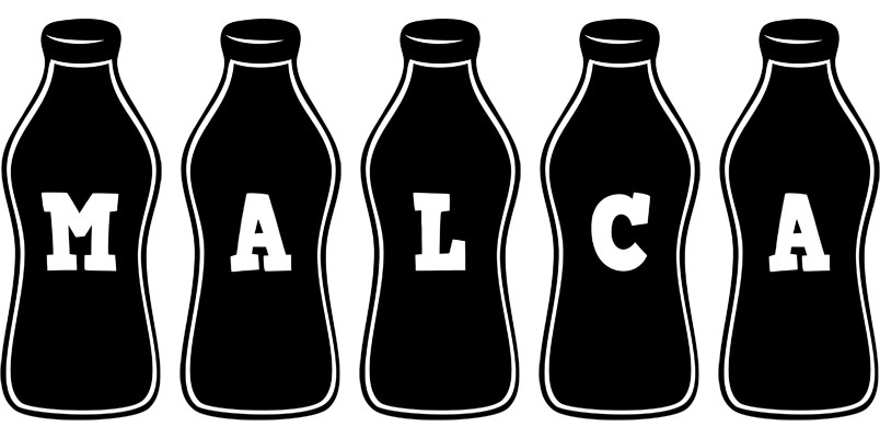 Malca bottle logo